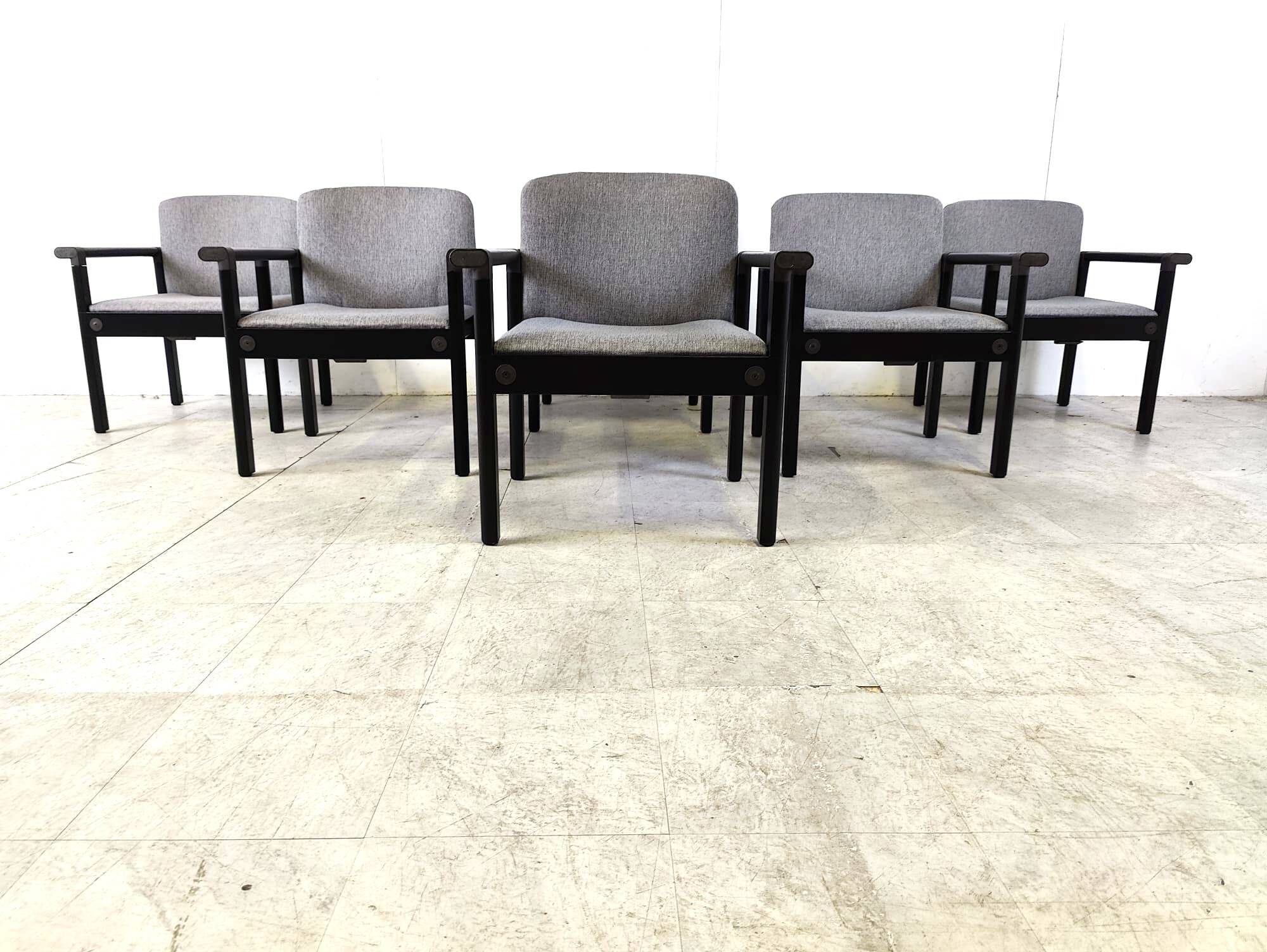 Vintage armchairs by Gerd Lange, 1970s - set of 6