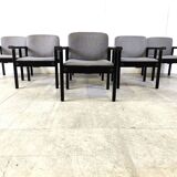 Vintage armchairs by Gerd Lange, 1970s - set of 6