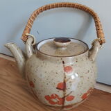 Enamelled ceramic tea service Japanese style décor