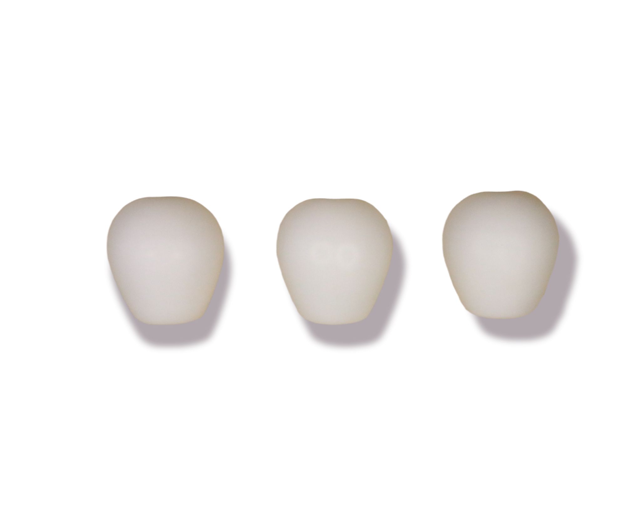 3 Wilhem Wagenfeld wall lamps, Peill & Putzler, "Muschel", 1950s