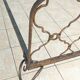 Louis XV style wrought iron bed