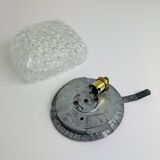 Vintage bubble glass wall light