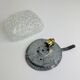 Vintage bubble glass wall light