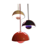 3 x Early Louis Poulsen Verner Panton VP1 flowerpot lamps Cluster of three