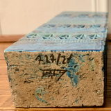 Rectangular vase by Aldo Londi, 1960's, Italy