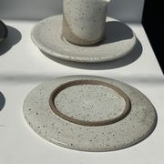 Service de petite vaisselle modulable en céramique indonésienne (6 éléments + coupelles)