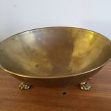 Round brass dish