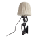 Ebony lamp with seated woman / 1930s