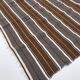 Large Handmade (#1) Striped Vintage Boho Algerian Berber Rug