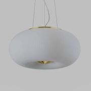 Large arizona suspension by ideal lux, modern luminaire in art style.