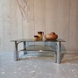 Chrome coffee table