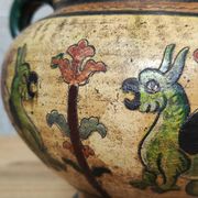 Large Italian Terracotta Vase by Dante Milani Montopoli, 1930s