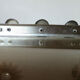 Coat rack in chromed metal, 3 hooks 70s