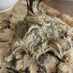 Pair of bronze rocaille candlesticks