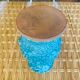 Vase bleu fat lava vintage