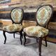 Pair of antique chairs in Louis Philippe style.