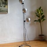 Goffredo Reggiani Lampadaire Eye ball 1970 3 lumières orientables
