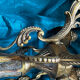 Superb rococo candelabrum. Louis XV, 5 lights. Electrified.