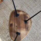 Oak console table and compass legs