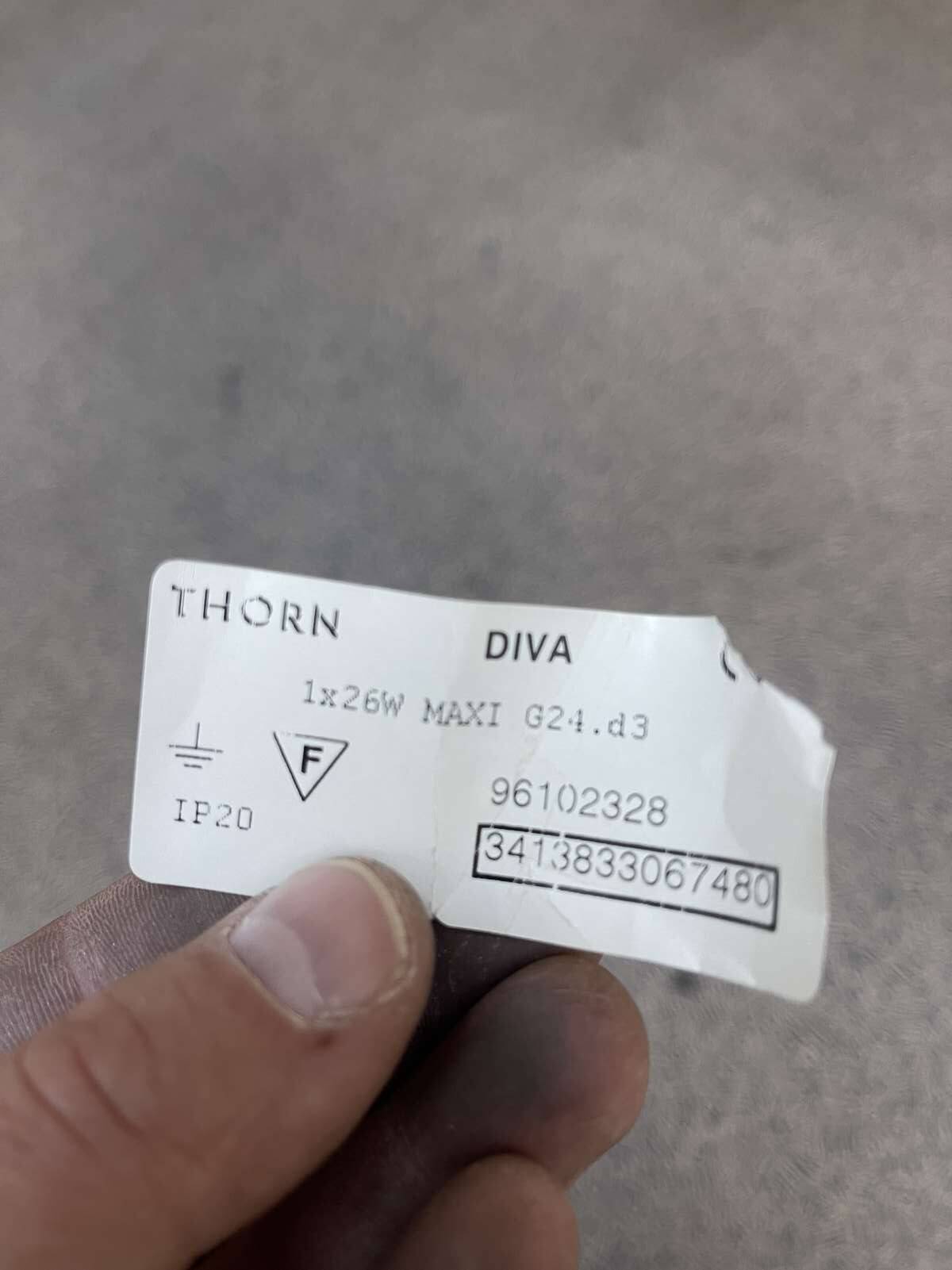 Industrial lamp from the 2000s from the thorn brand