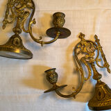 Bougeoirs bronze