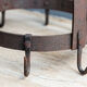 Wrought iron kitchen utensil holder