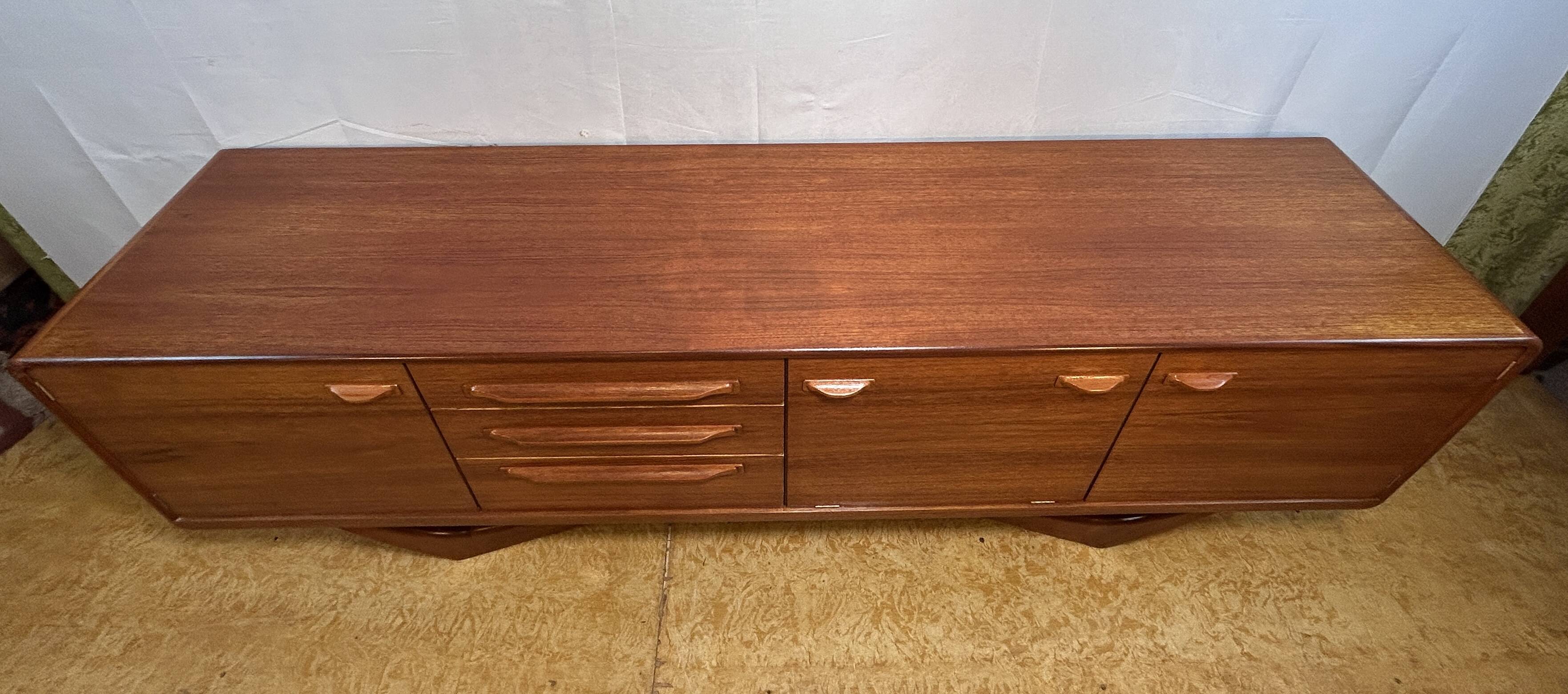 Mid Century Retro Vintage Sideboards by Beithcraft 60's scandinavian design  Val Rossi