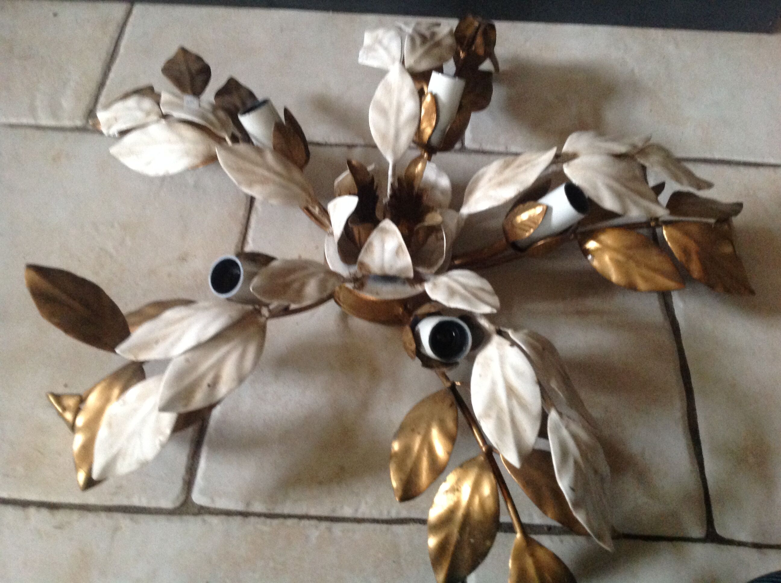 Wall light Flowers, 50's