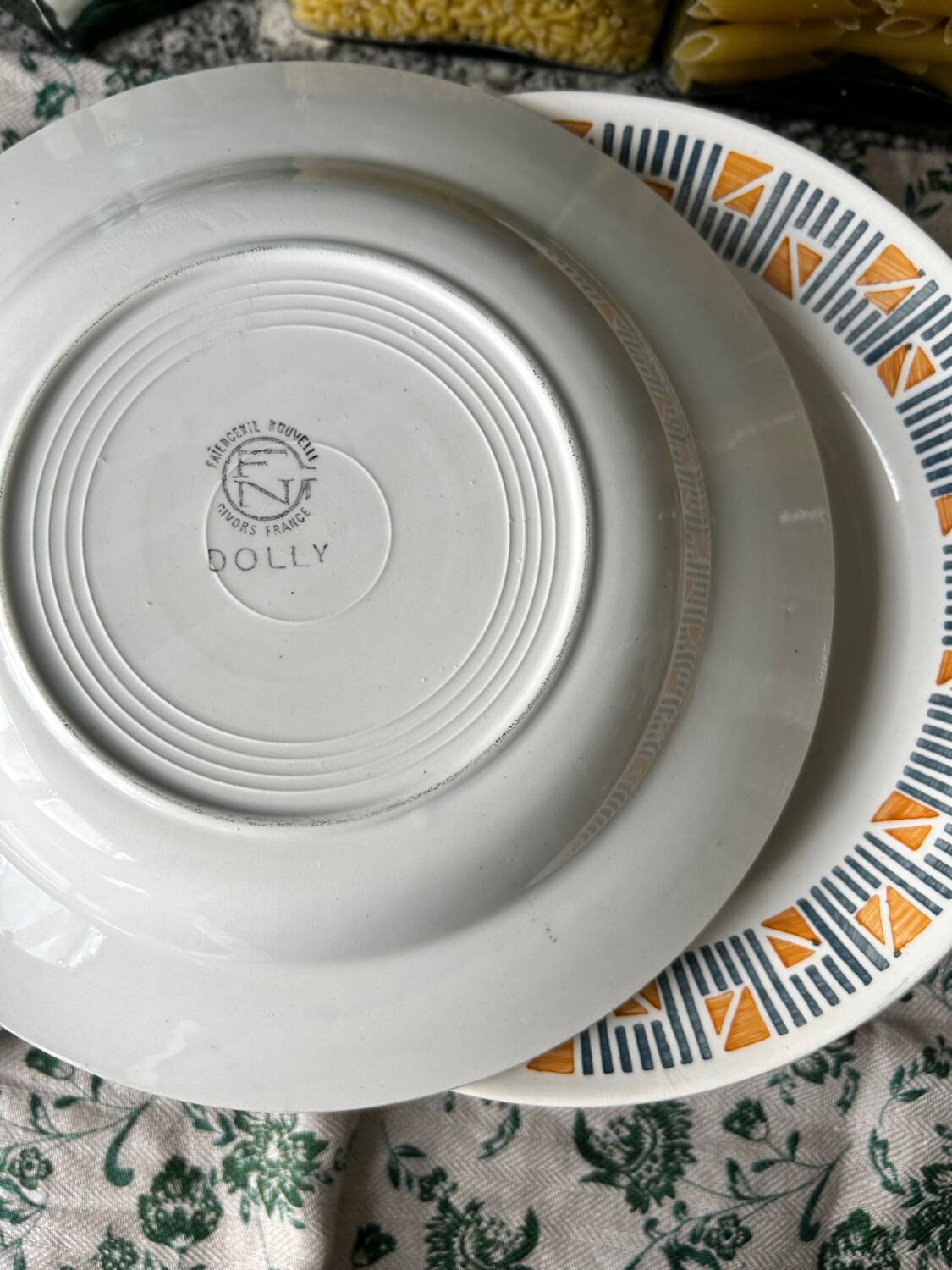 Lot 10 assiettes creuses Dolly Faïencerie Nouvelle