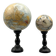 Pair of polished Maligano jasper spheres on bases – Mineral composition