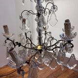 Chandelier with Tassels, early 20th century, 6 lights