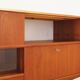 Buffet haut en teck, design danois, années 1970, production : Danemark