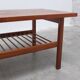 Walnut coffee table with ceramic tile by Jos De Mey for Van Den Berghe-Pauvers, 1960s