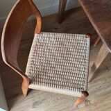 Chaises en Teck Modèle 71 par Niels O. Møller, Danemark, 1960s, Set de 4