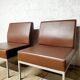 Paire de fauteuils industriels