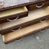 Mid-century vintage 1950s Parisian Art Deco Dressing Table