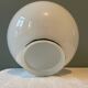 White opaline ball globe 23 cm