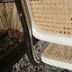 Set de 4 chaises blanches Cesca B 32 de Marcel Breuer made in Italy 1998