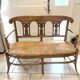Bench Provencal bench 1900 straw
