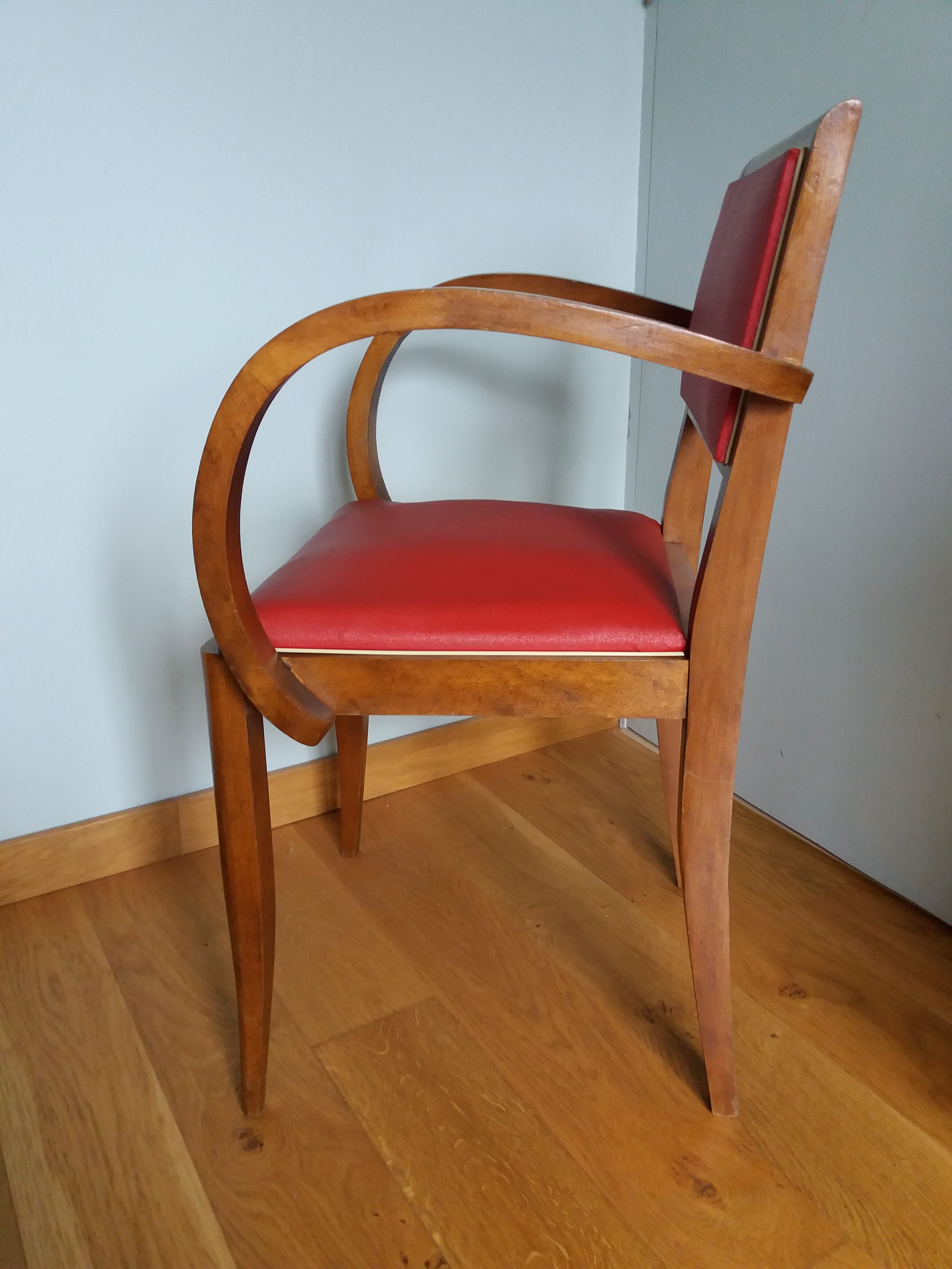 Fauteuil bridge années 50 60