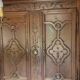 Lorraine wardrobe in solid oak from 1850