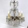 Lustre début XXème en cristal de bohème