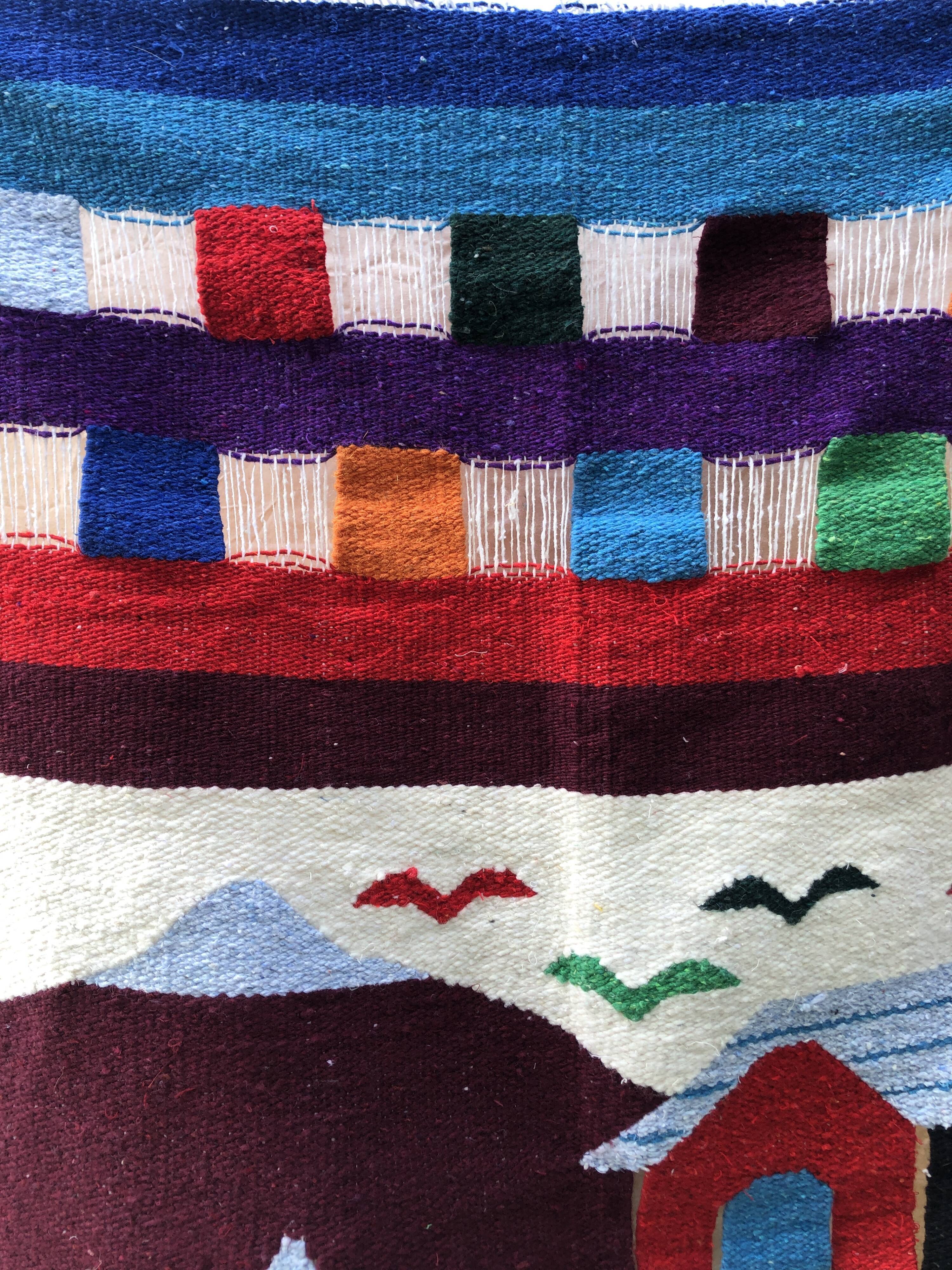 South American colored hanging 130x72.5