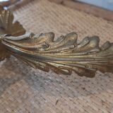 Art deco bronze sconce