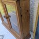 Small Wall Display Cabinet Pine Chalet Mountain Vintage Decor 60s 70s