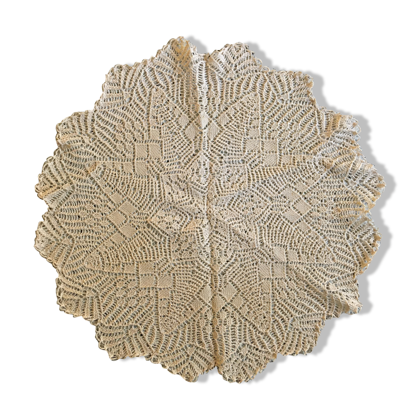 Vintage round placemat ø43