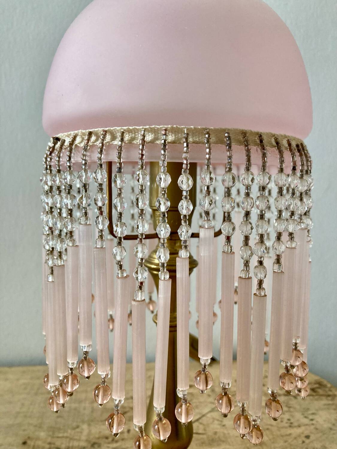 50s tassel lamp