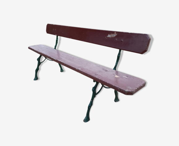 Banc de jardin en fonte 1900
