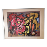 Oil on paper