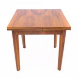 Art Deco square table, Poland, 1940s. After renovation.